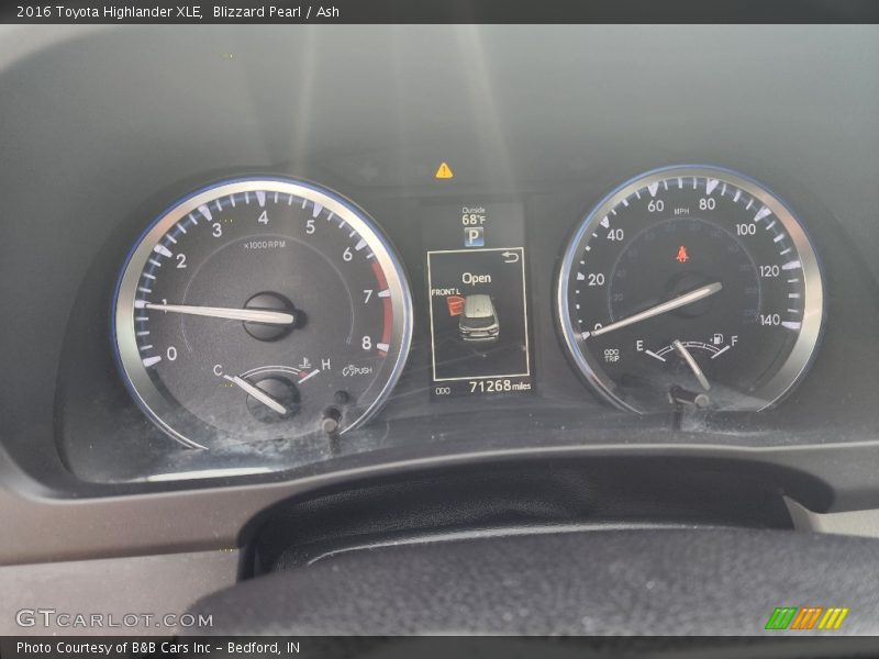 Blizzard Pearl / Ash 2016 Toyota Highlander XLE