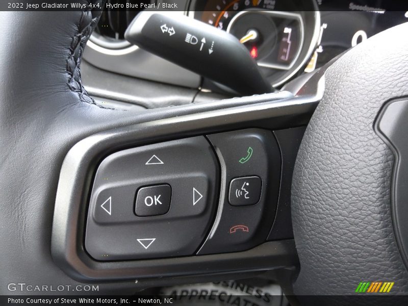 Hydro Blue Pearl / Black 2022 Jeep Gladiator Willys 4x4