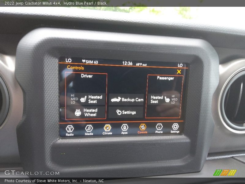 Hydro Blue Pearl / Black 2022 Jeep Gladiator Willys 4x4