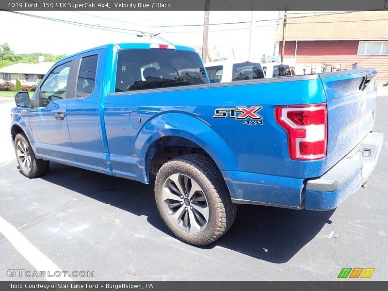 Velocity Blue / Black 2019 Ford F150 STX SuperCab 4x4