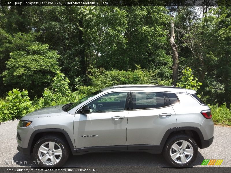 Billet Silver Metallic / Black 2022 Jeep Compass Latitude 4x4