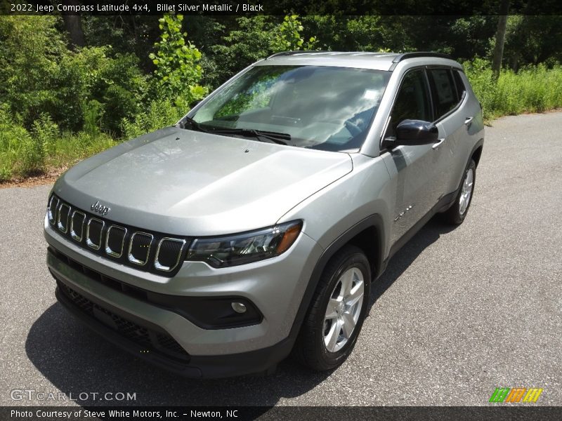 Billet Silver Metallic / Black 2022 Jeep Compass Latitude 4x4