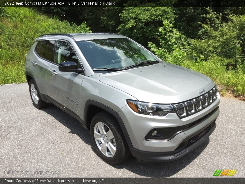 Billet Silver Metallic / Black 2022 Jeep Compass Latitude 4x4