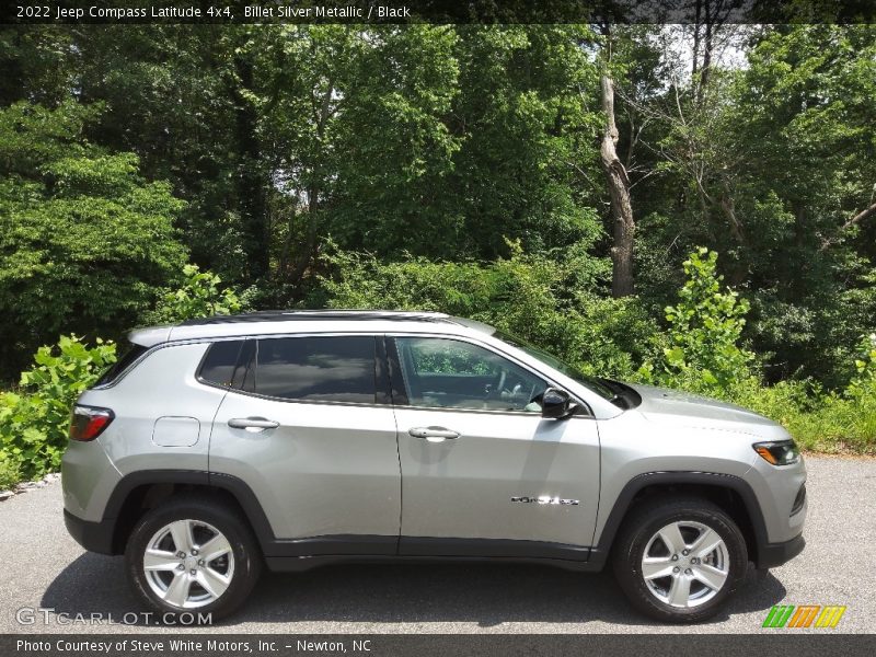 Billet Silver Metallic / Black 2022 Jeep Compass Latitude 4x4