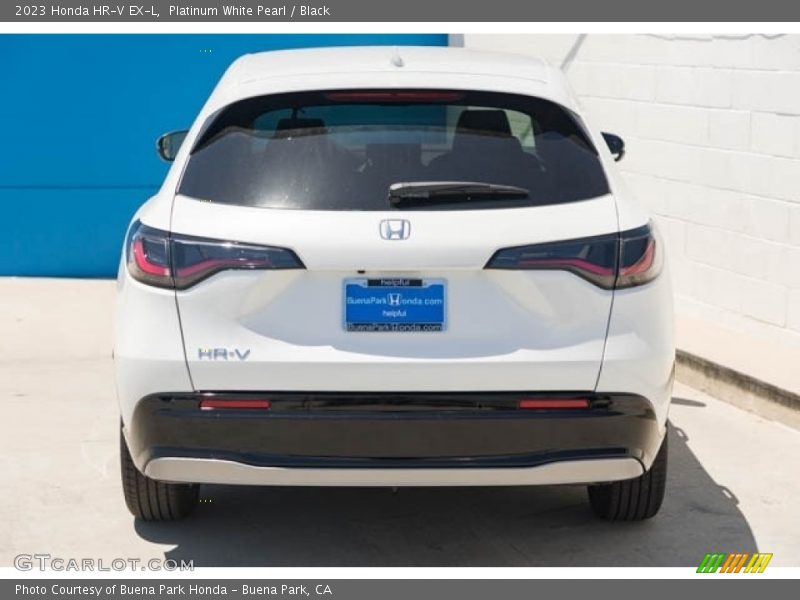 Platinum White Pearl / Black 2023 Honda HR-V EX-L