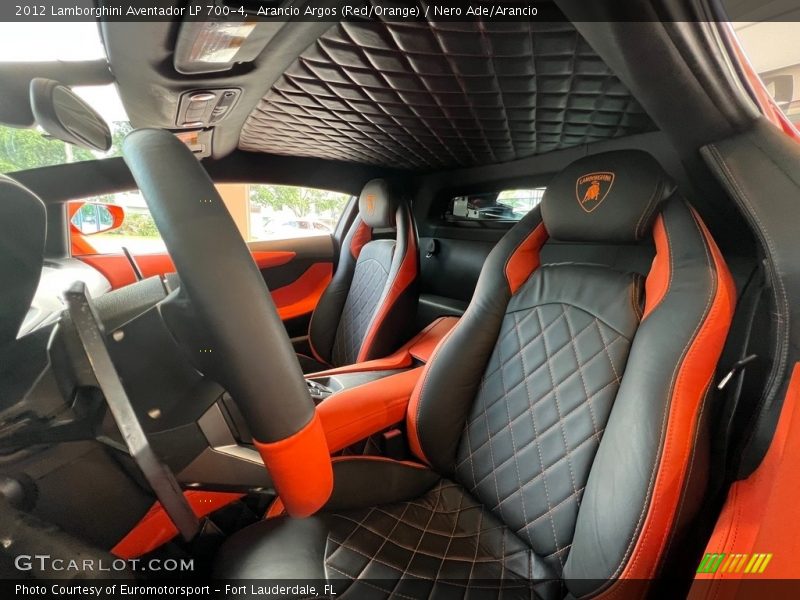 Front Seat of 2012 Aventador LP 700-4