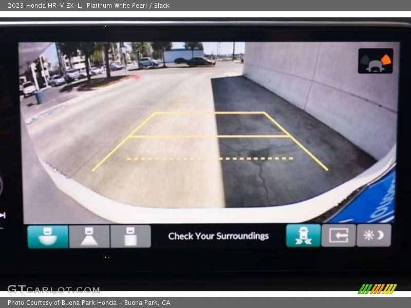 Platinum White Pearl / Black 2023 Honda HR-V EX-L