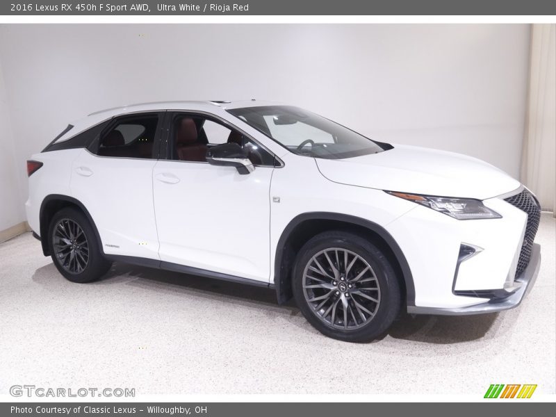  2016 RX 450h F Sport AWD Ultra White