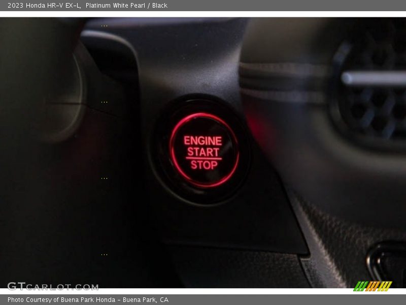 Platinum White Pearl / Black 2023 Honda HR-V EX-L