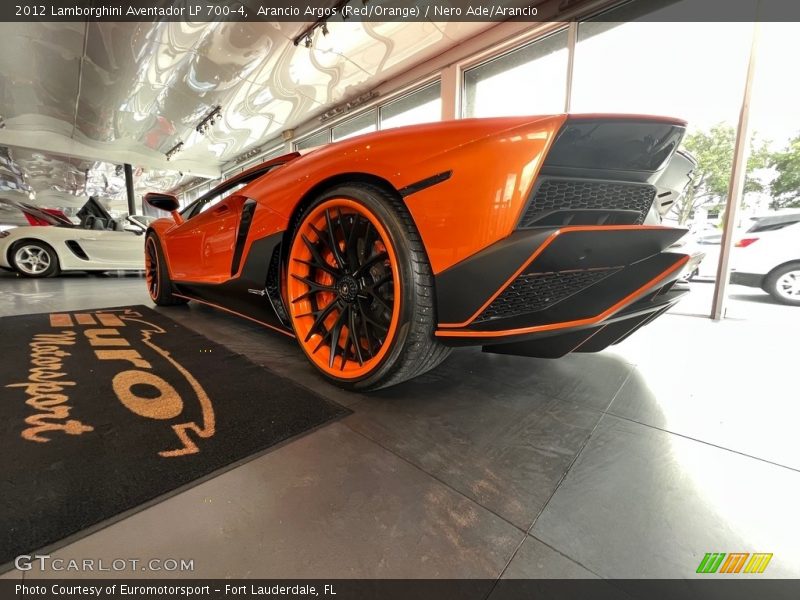 Arancio Argos (Red/Orange) / Nero Ade/Arancio 2012 Lamborghini Aventador LP 700-4