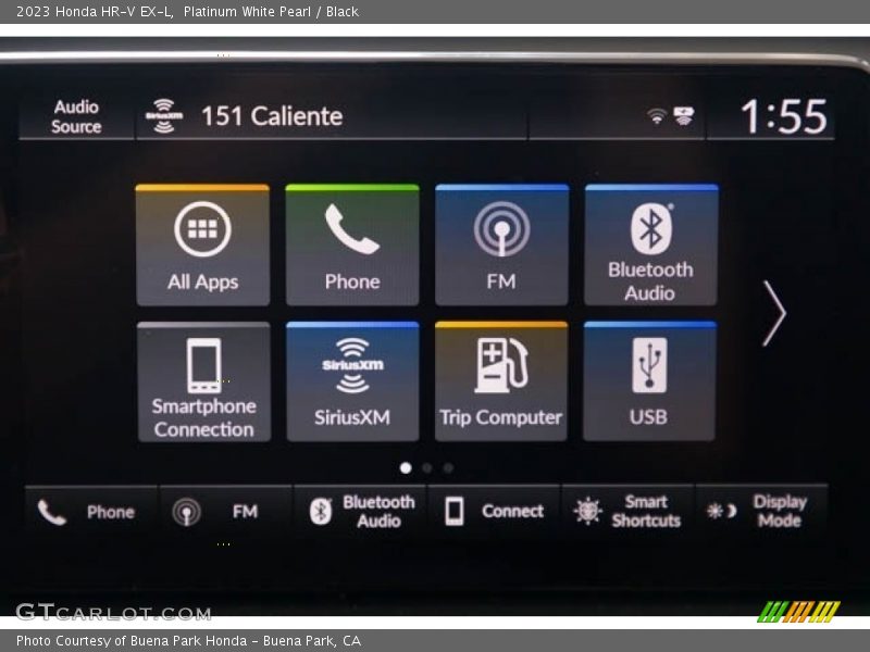 Platinum White Pearl / Black 2023 Honda HR-V EX-L