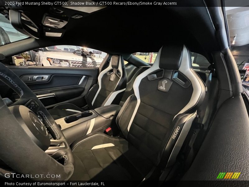 Front Seat of 2020 Mustang Shelby GT500
