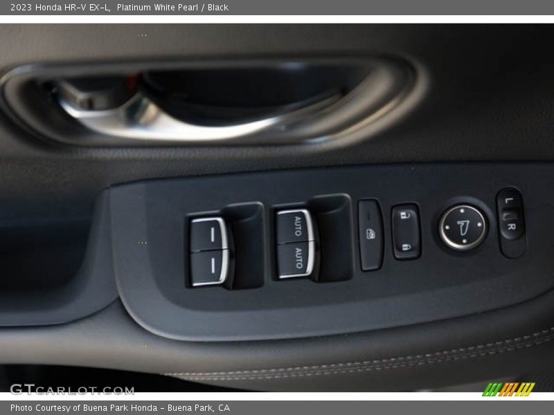 Platinum White Pearl / Black 2023 Honda HR-V EX-L