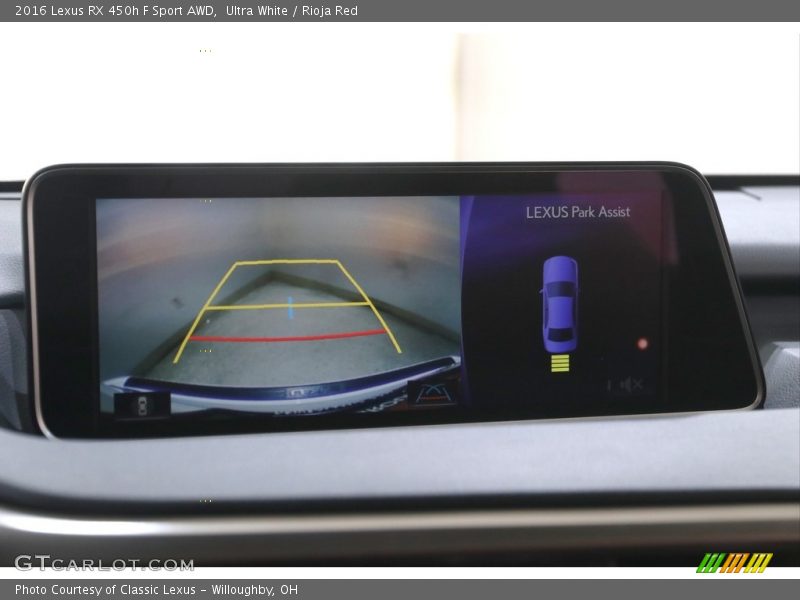 Ultra White / Rioja Red 2016 Lexus RX 450h F Sport AWD
