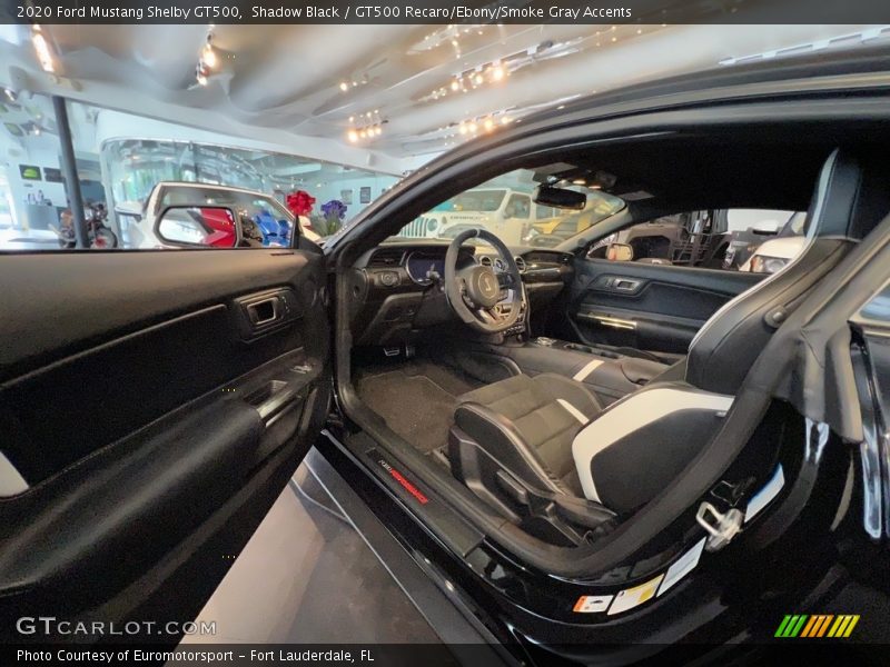 Shadow Black / GT500 Recaro/Ebony/Smoke Gray Accents 2020 Ford Mustang Shelby GT500