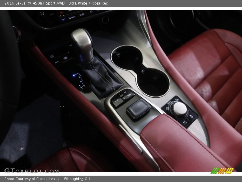  2016 RX 450h F Sport AWD 8 Speed ECT Automatic Shifter