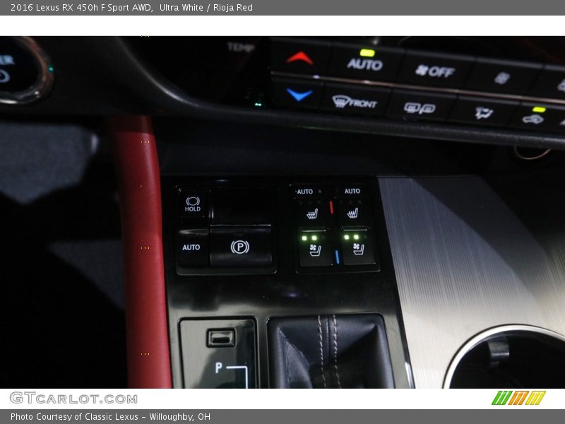 Ultra White / Rioja Red 2016 Lexus RX 450h F Sport AWD