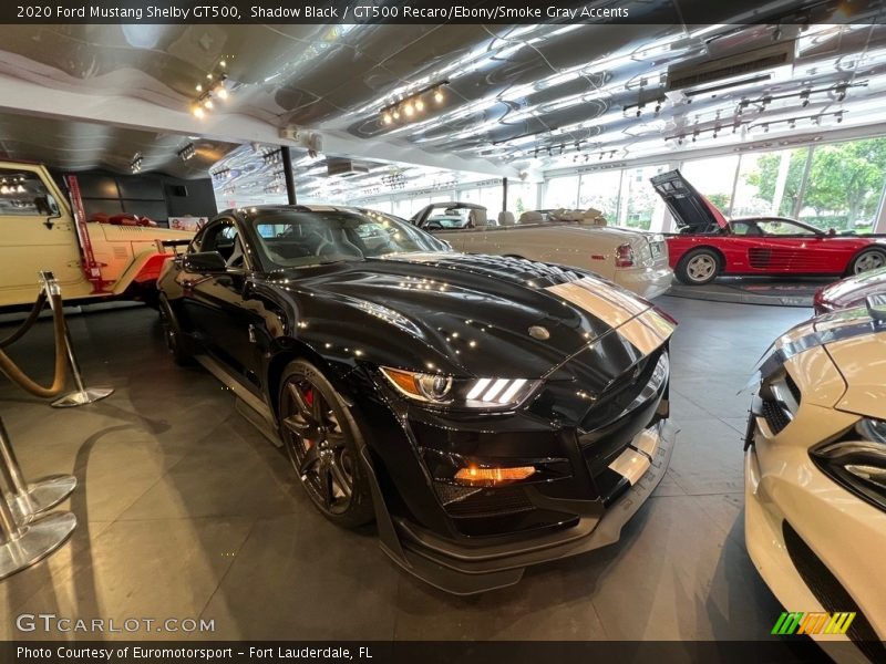Shadow Black / GT500 Recaro/Ebony/Smoke Gray Accents 2020 Ford Mustang Shelby GT500