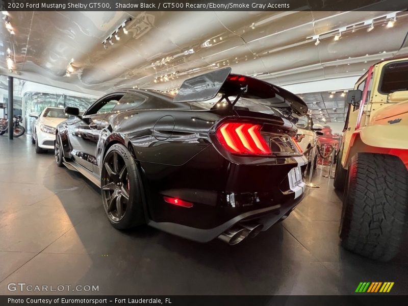 Shadow Black / GT500 Recaro/Ebony/Smoke Gray Accents 2020 Ford Mustang Shelby GT500