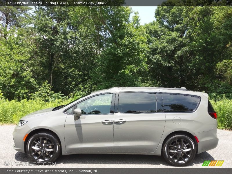 Ceramic Gray / Black 2022 Chrysler Pacifica Touring L AWD