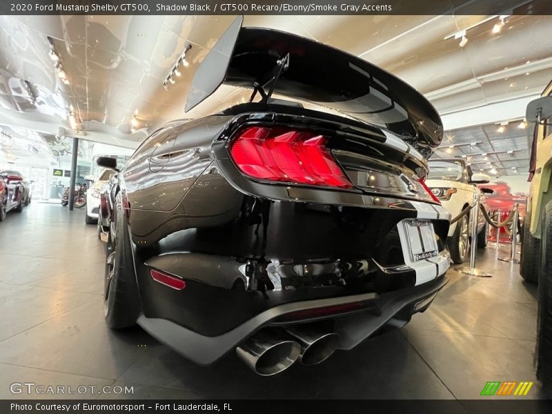 Shadow Black / GT500 Recaro/Ebony/Smoke Gray Accents 2020 Ford Mustang Shelby GT500