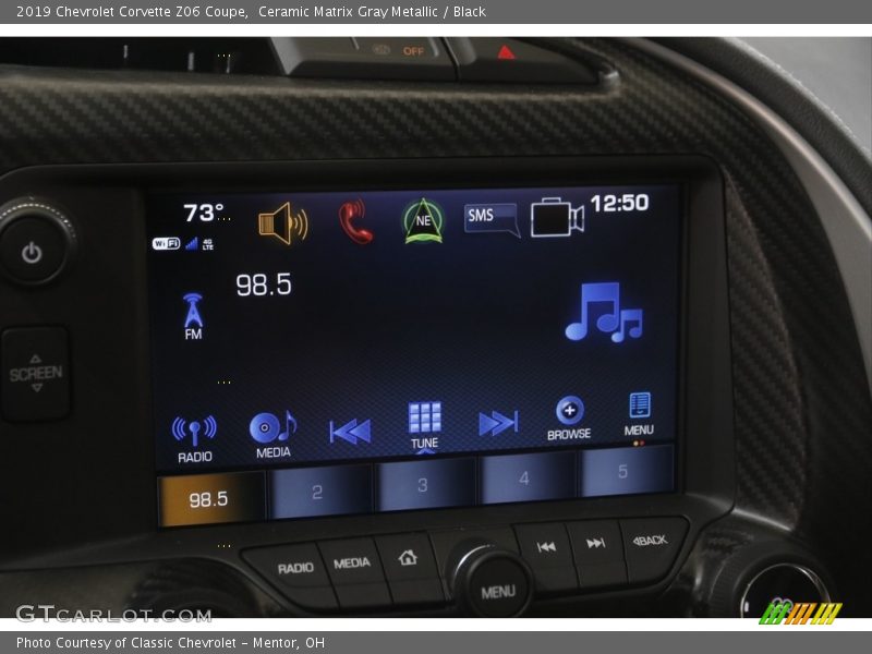 Ceramic Matrix Gray Metallic / Black 2019 Chevrolet Corvette Z06 Coupe