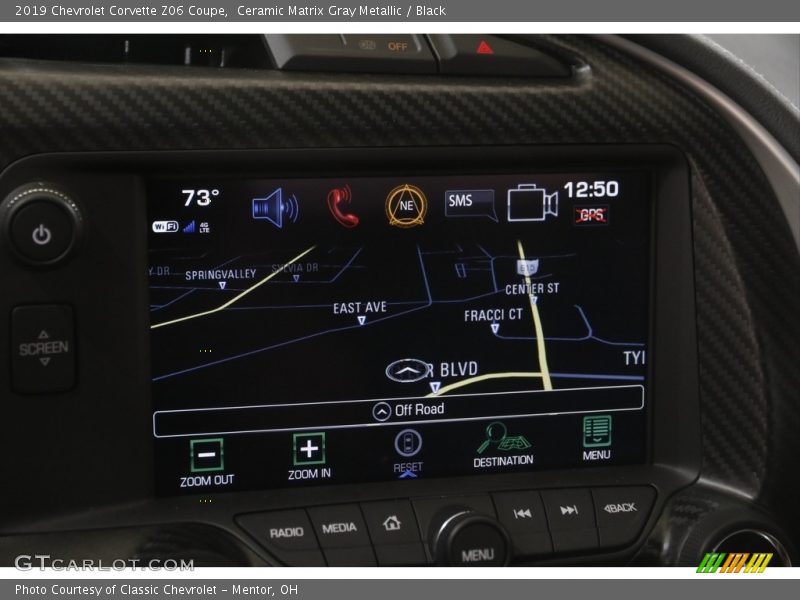 Ceramic Matrix Gray Metallic / Black 2019 Chevrolet Corvette Z06 Coupe