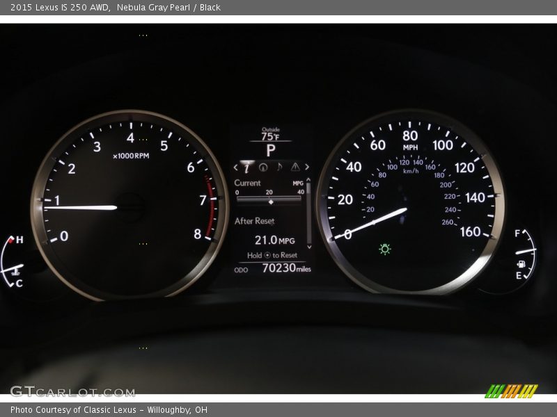  2015 IS 250 AWD 250 AWD Gauges