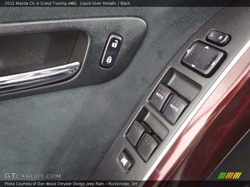 Liquid Silver Metallic / Black 2013 Mazda CX-9 Grand Touring AWD