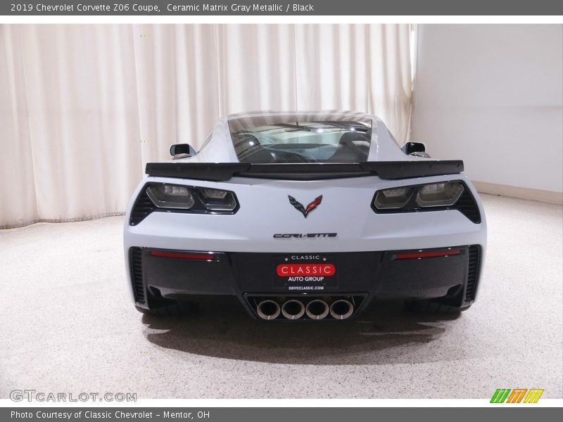 Ceramic Matrix Gray Metallic / Black 2019 Chevrolet Corvette Z06 Coupe