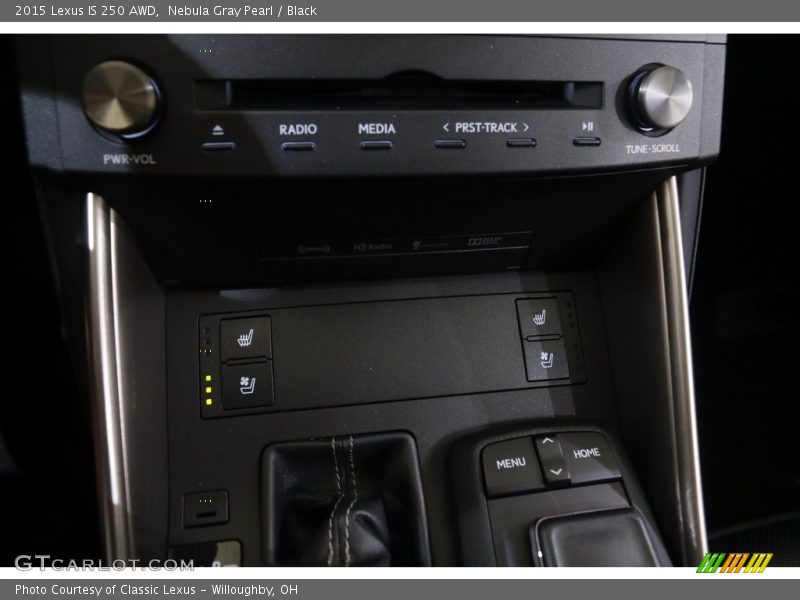 Nebula Gray Pearl / Black 2015 Lexus IS 250 AWD