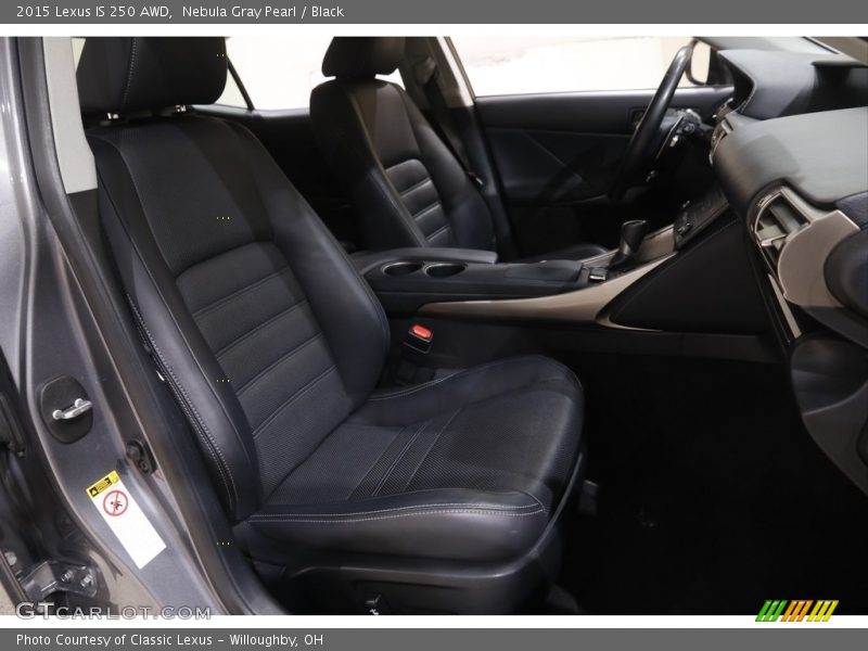 Nebula Gray Pearl / Black 2015 Lexus IS 250 AWD