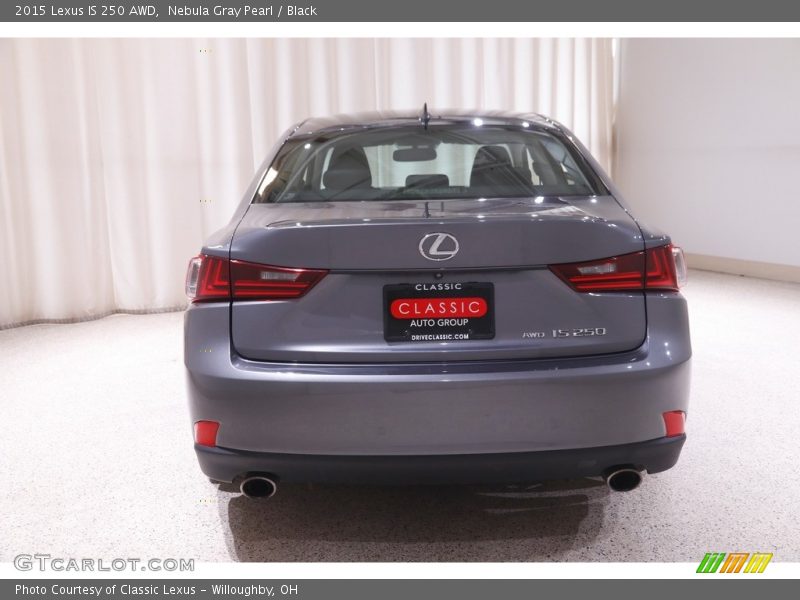 Nebula Gray Pearl / Black 2015 Lexus IS 250 AWD