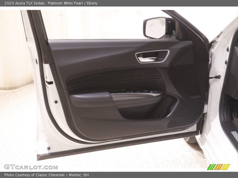 Platinum White Pearl / Ebony 2020 Acura TLX Sedan