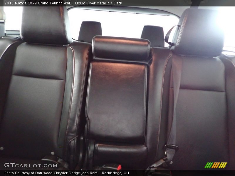 Liquid Silver Metallic / Black 2013 Mazda CX-9 Grand Touring AWD
