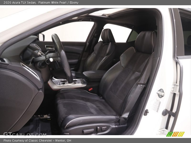 Platinum White Pearl / Ebony 2020 Acura TLX Sedan