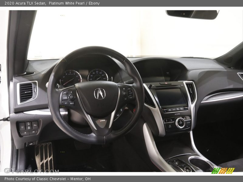 Platinum White Pearl / Ebony 2020 Acura TLX Sedan