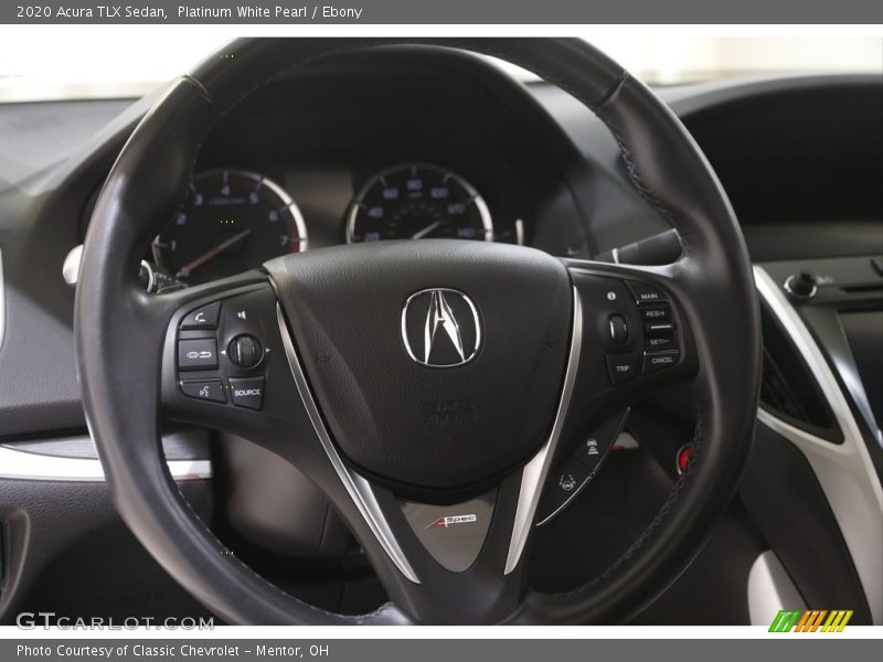 Platinum White Pearl / Ebony 2020 Acura TLX Sedan