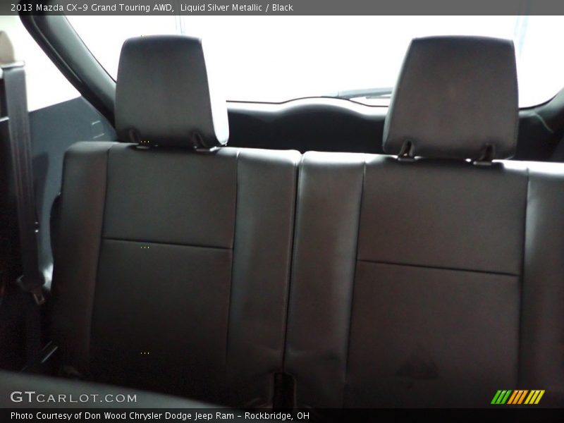 Liquid Silver Metallic / Black 2013 Mazda CX-9 Grand Touring AWD