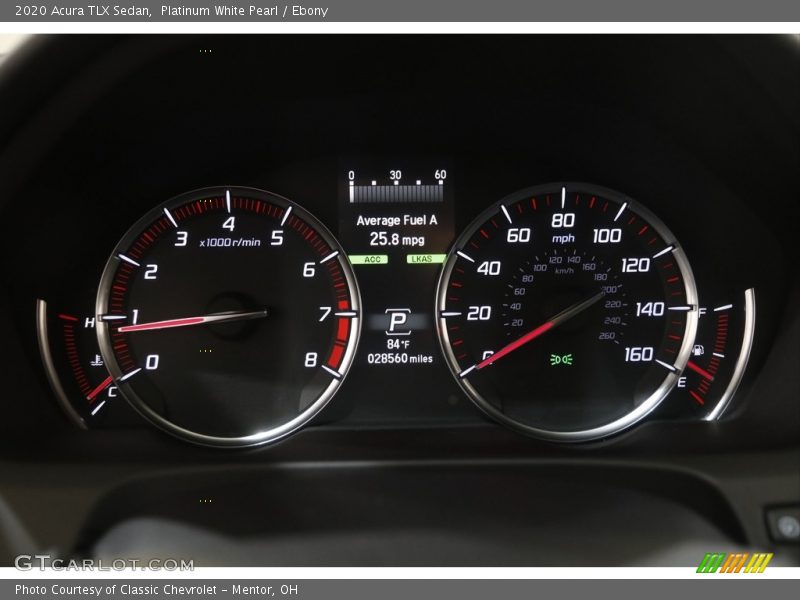 Platinum White Pearl / Ebony 2020 Acura TLX Sedan