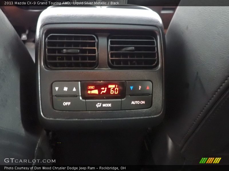 Liquid Silver Metallic / Black 2013 Mazda CX-9 Grand Touring AWD
