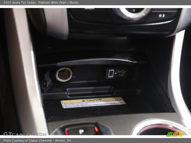 Platinum White Pearl / Ebony 2020 Acura TLX Sedan
