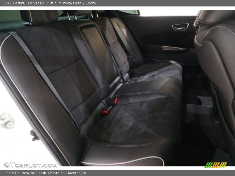 Platinum White Pearl / Ebony 2020 Acura TLX Sedan