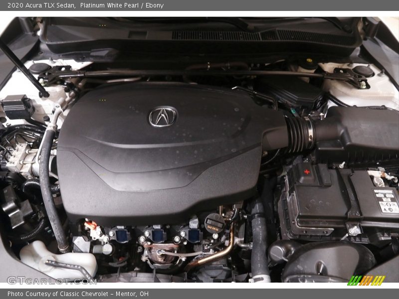 Platinum White Pearl / Ebony 2020 Acura TLX Sedan
