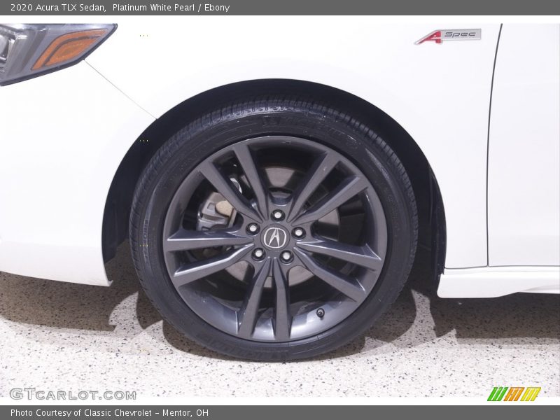 Platinum White Pearl / Ebony 2020 Acura TLX Sedan