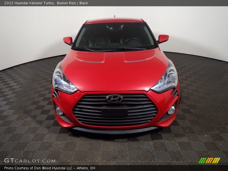Boston Red / Black 2013 Hyundai Veloster Turbo