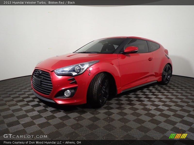 Boston Red / Black 2013 Hyundai Veloster Turbo