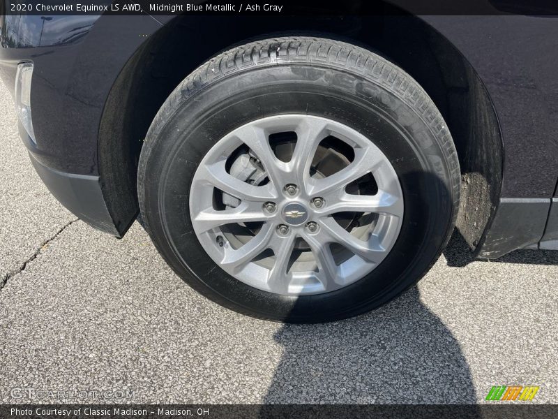 Midnight Blue Metallic / Ash Gray 2020 Chevrolet Equinox LS AWD