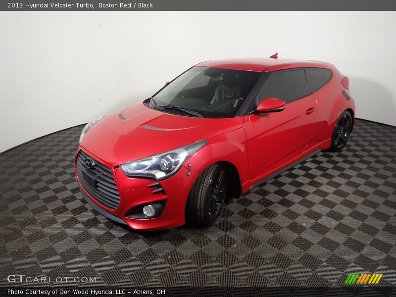 Boston Red / Black 2013 Hyundai Veloster Turbo