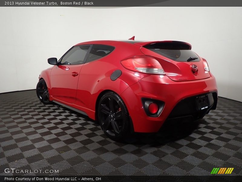 Boston Red / Black 2013 Hyundai Veloster Turbo